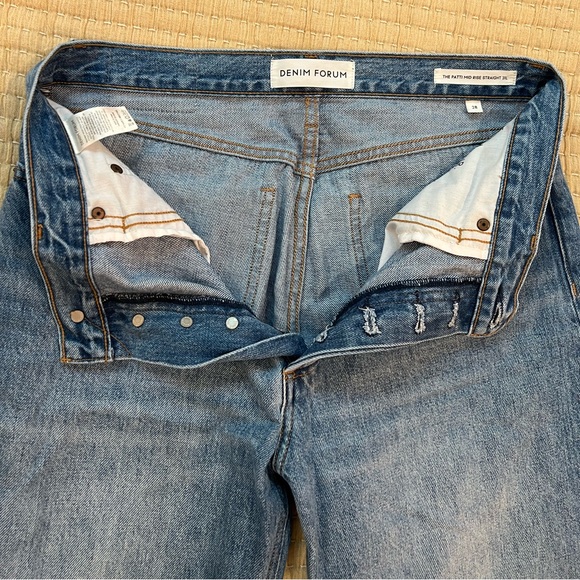 Denim Forum Patti Mid Rise Straight - Picture 7 of 9